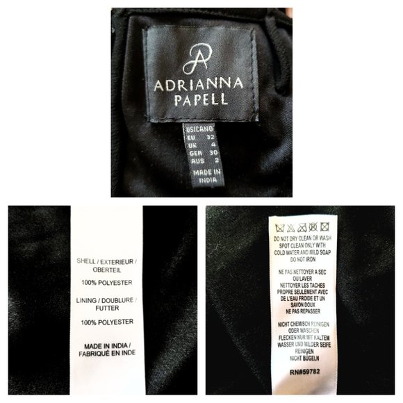 Adrianna Papell Beaded Fringe Blouson Short Dress - Picture 12 of 14